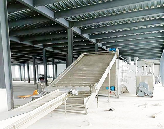 吉林通化中藥材廢渣烘干工程